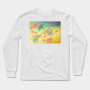 Pink Squid Long Sleeve T-Shirt